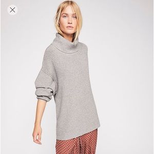 Free People Softly Structured Tunic Gray
